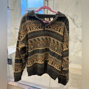 Vintage knit patterned pullover sweater Men’s / Women’s / Unisex